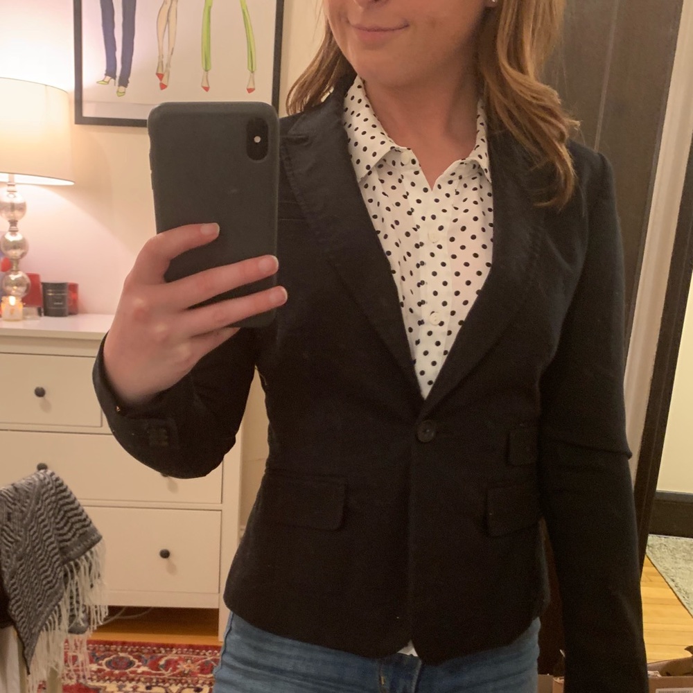 Forever 21 White Button Up Blouse